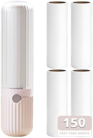 Compact Lint Roller with 150 Sheets - Portable Pet Hair Remover for Clothes, Furniture, and Trave... | Amazon (US)