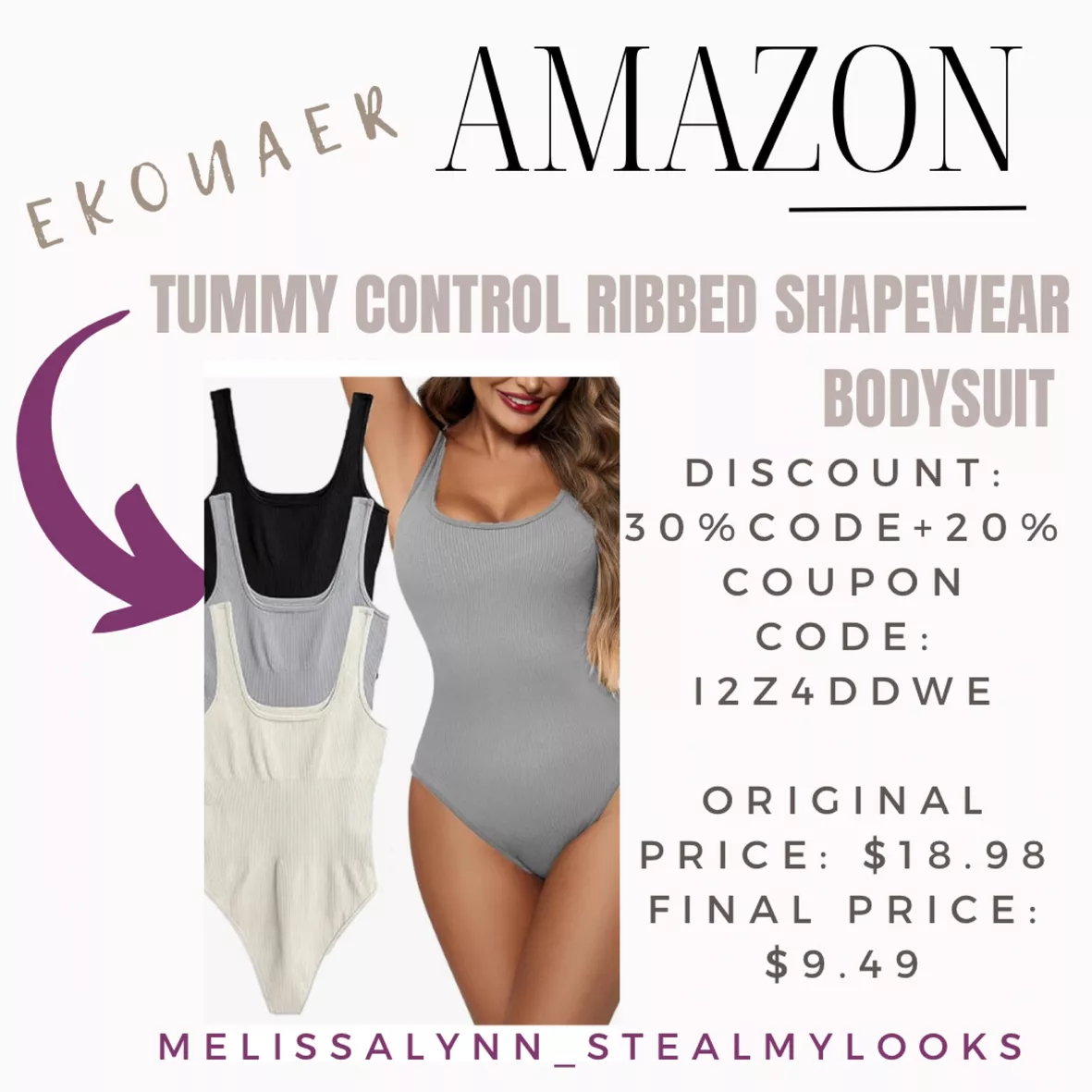 Faux Leather Sexy Tummy Control Bodysuit – Peachy Shapewear