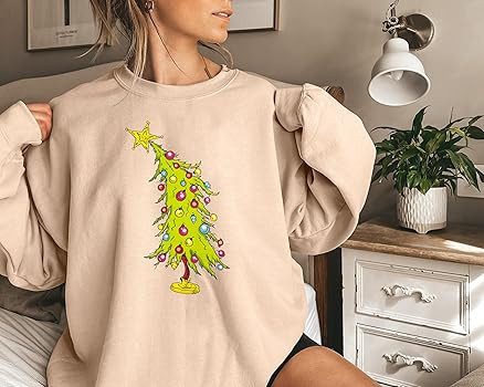 MAXIMGR Women's Christmas Graphic Sweatshirts - Merry Xmas Holiday Pullover Tops | Amazon (US)