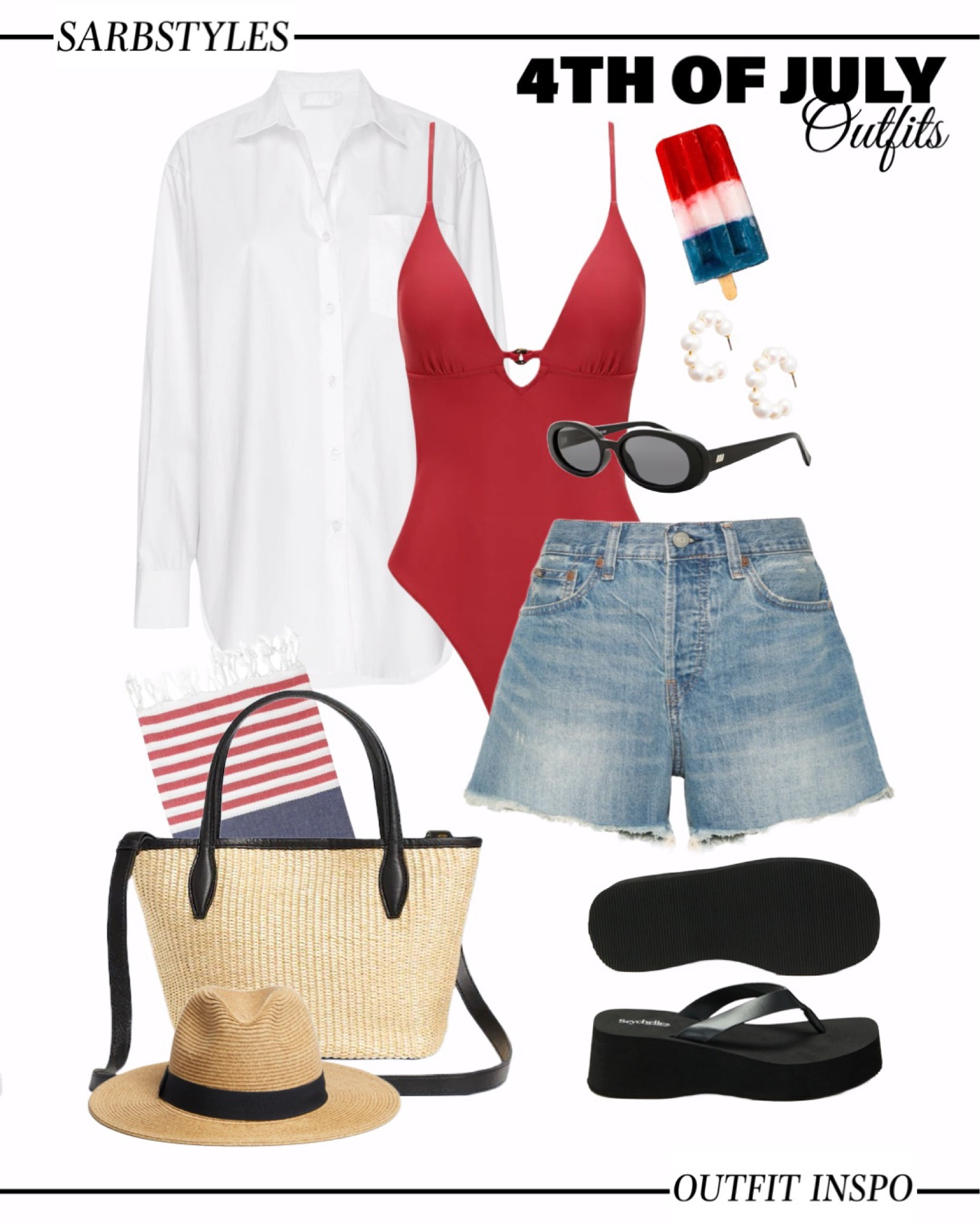 4th of july outfit 🤠🎤🎸

➡️ comment & follow for new content ideas for future posts!

➡️ all products linked 🔗

MENTIONS: 
@revolve @madewell @tuckernuck @mondayswimwear @pacsun @farfetch @berlookofficial @amazonfashion @saks  @frenchconnectionus @melindamaria_jewelry  @gap 

TAGS:
#fourthofjuly #holidayoutfits #virtualstylist #styling #outfits #outfitinspo #fashionista #style #ootd #summeroutfit #virtualstyling #wardrobestyling #clothes 

#LTKSeasonal #LTKStyleTip #LTKSwim

#LTKStyleTip #LTKSwim #LTKSeasonal