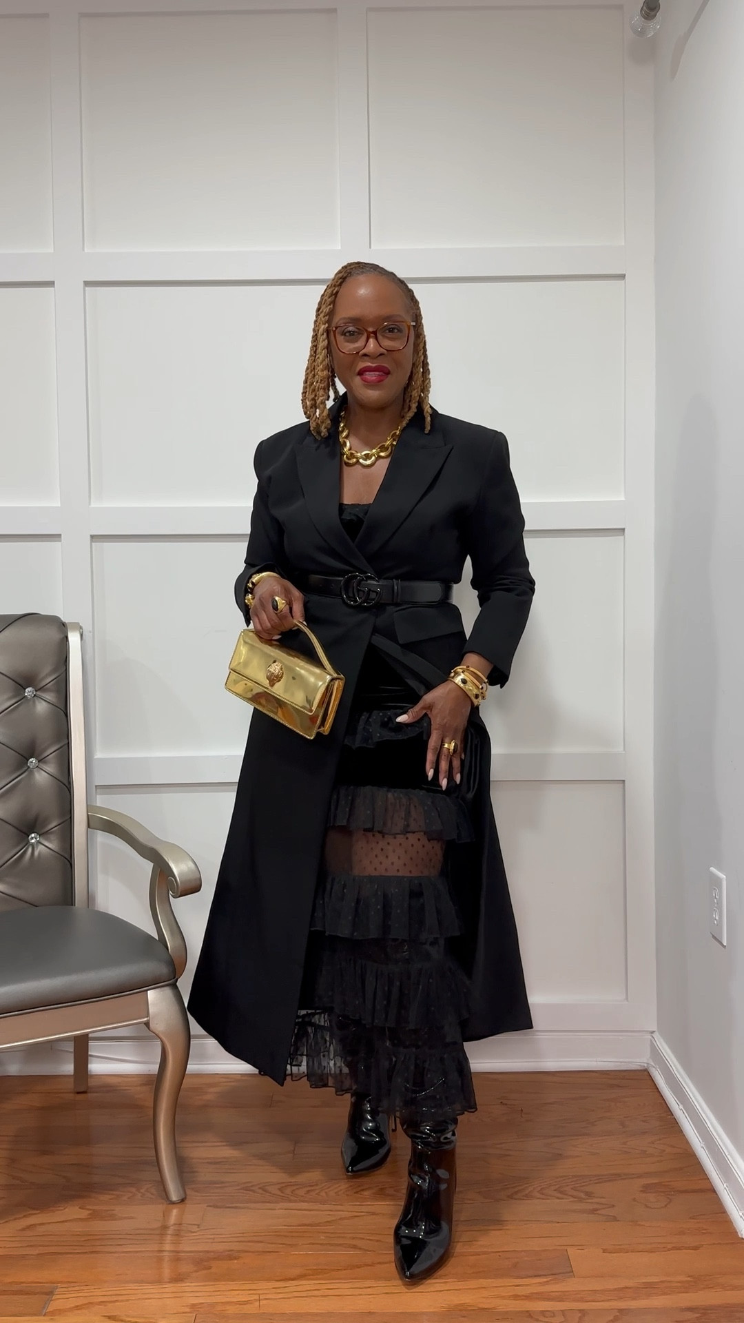 Black on black holiday birthday outfit 

Layered two dresses



#LTKHoliday #LTKootd #LTKgrwm