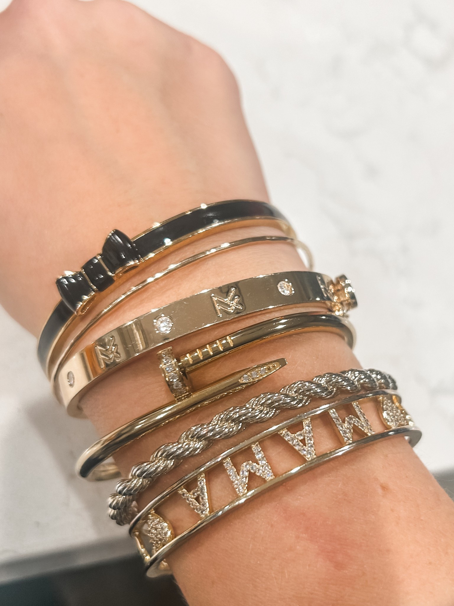 Todays bracelets  

#LTKWorkwear #LTKStyleTip