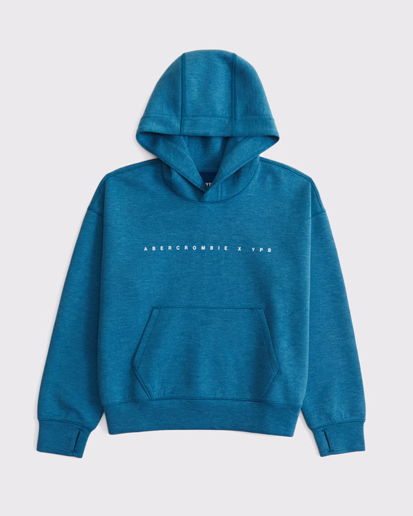boys ypb neoknit active logo popover hoodie | boys tops | Abercrombie.com | Abercrombie & Fitch (US)