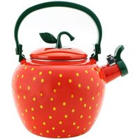 Enamel Steel Strawberry Whistling Tea Kettle, 2.3 Quart | Etsy (US)