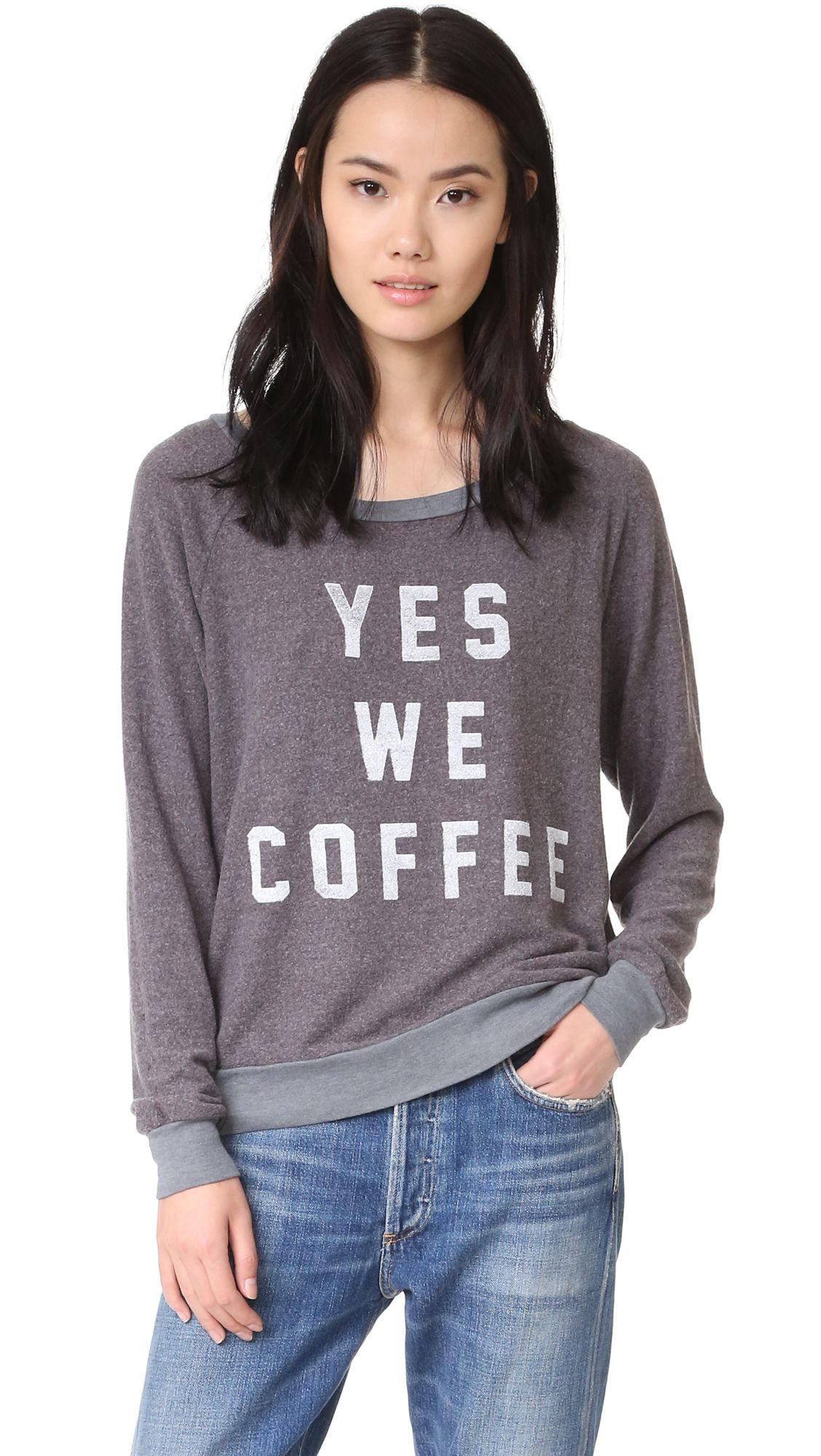 Yes We Coffee Sweatshirt | Shopbop