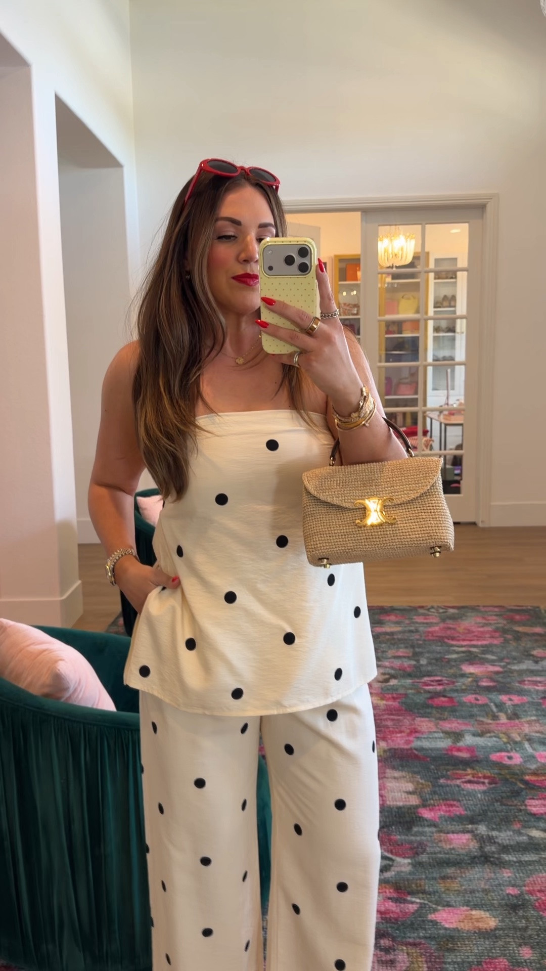 curvy midsize summer polka dot set! wearing size large in top (no bra top!) and size 30 short in pants. set on sale + an extra 15% off with code AFSUMMER

#LTKSeasonal #LTKMidsize #LTKSaleAlert