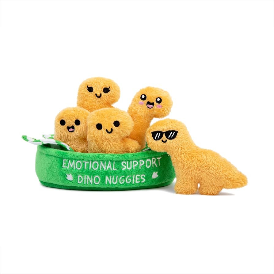 Emotional Support Dino Nuggies by Relatable, Cuddly Stuffed Animals and Dinosaur Toys, Back to Sc... | Amazon (US)
