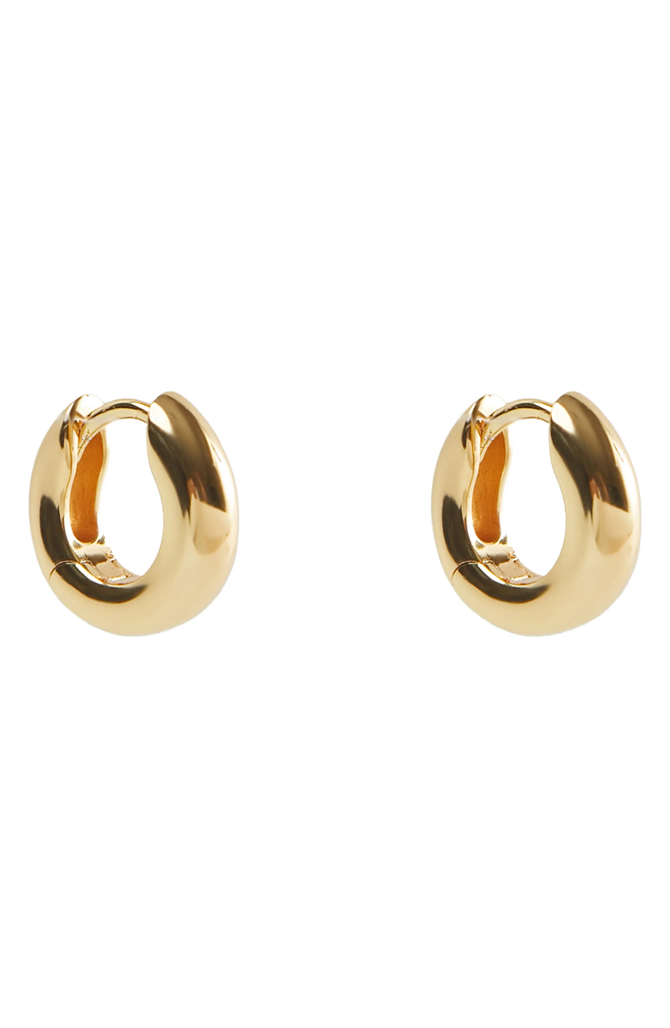 Argento Vivo Sterling Silver Small Huggie Hoop Earrings (Women) | Nordstrom | Nordstrom