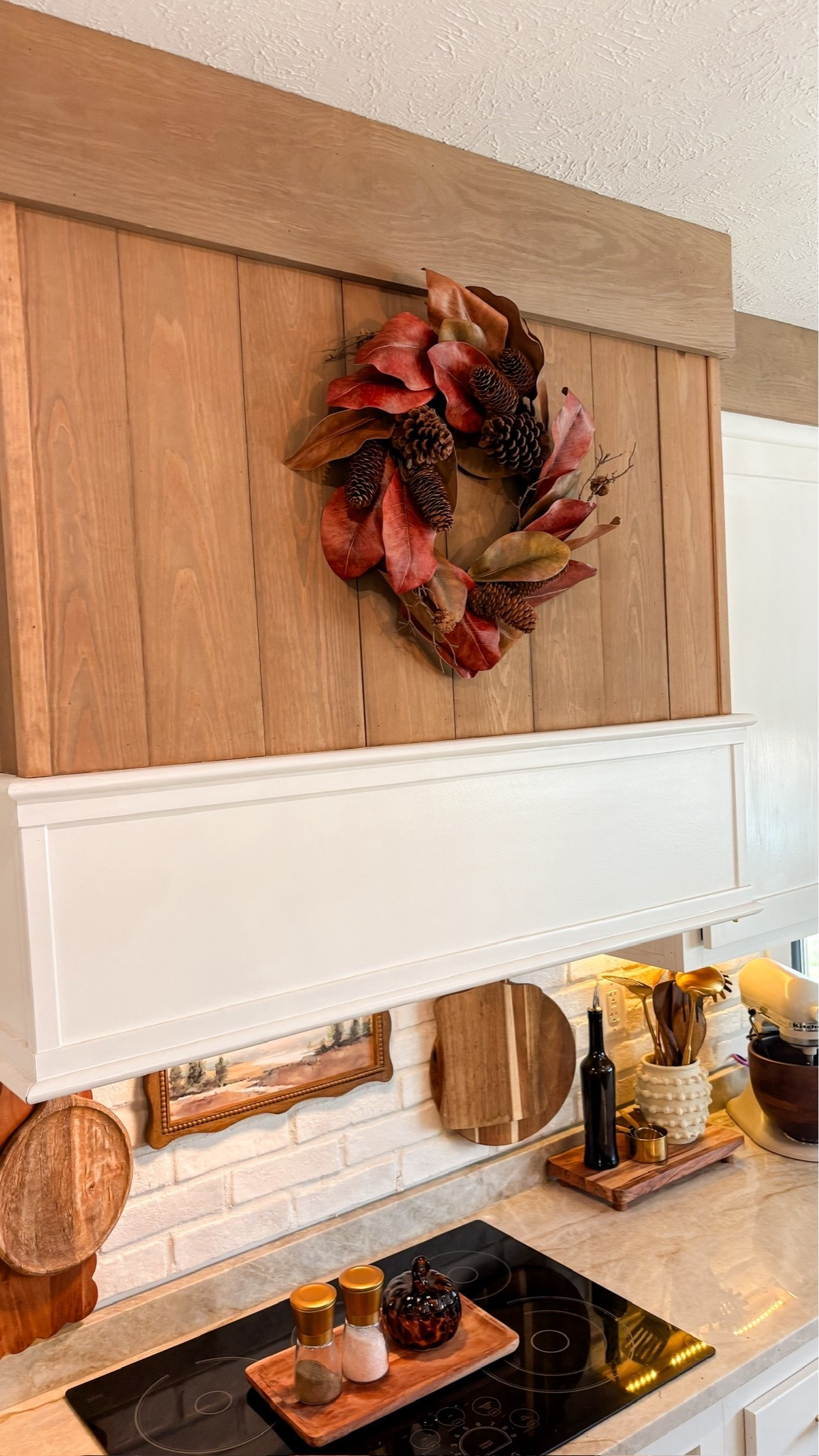 It’s officially fall in this house! Found this wreath on Amazon!