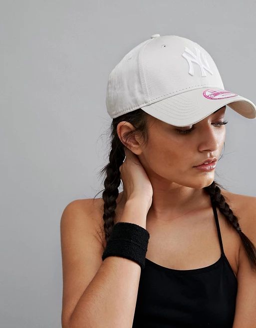 New Era 9Forty Cap in Ecru | ASOS US