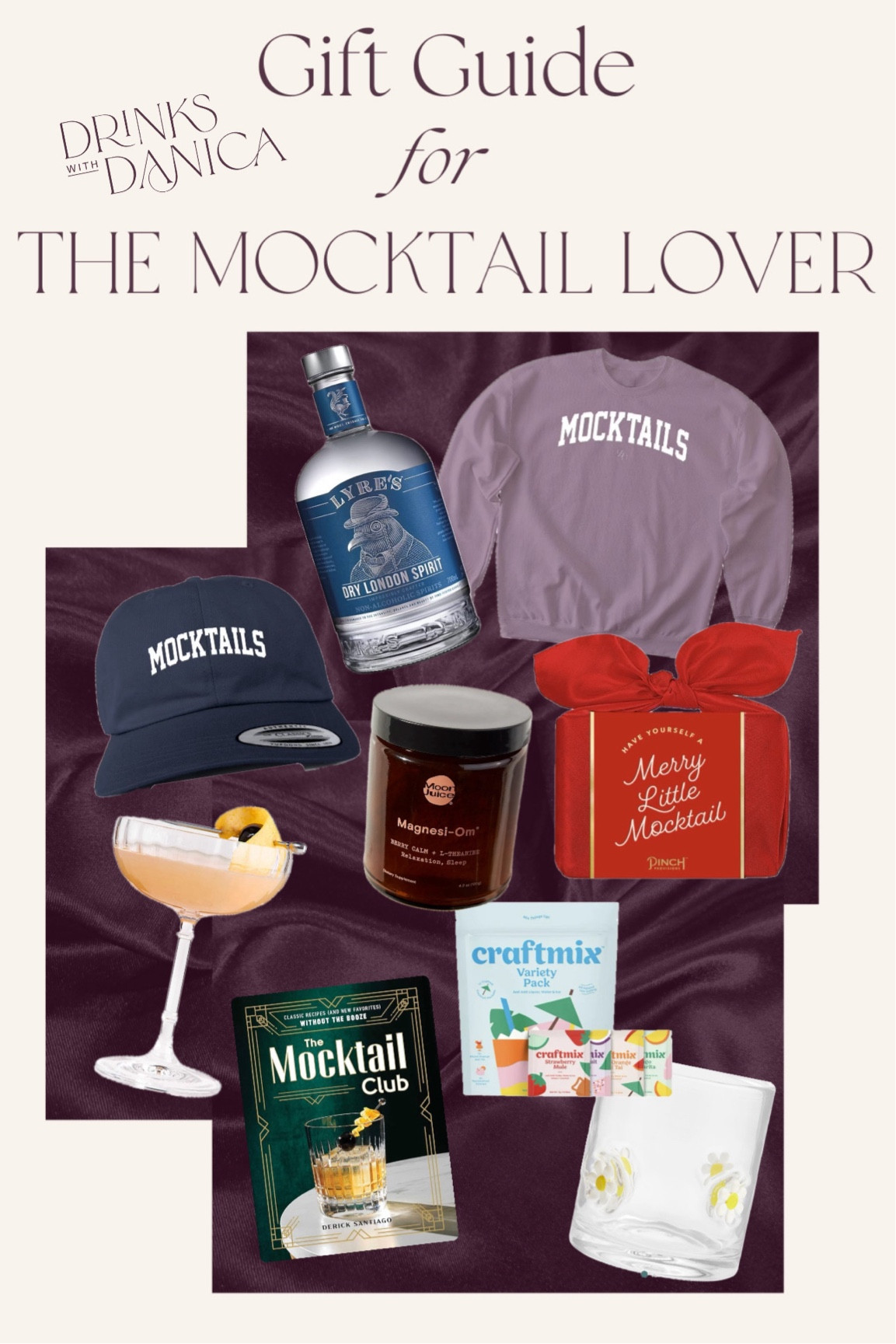 Drinks with Danica Gift Guide: the Margarita Lover

MOCKTAILS sweatshirts and hats available at www.bonfire.com/store/drinks-with-danica/