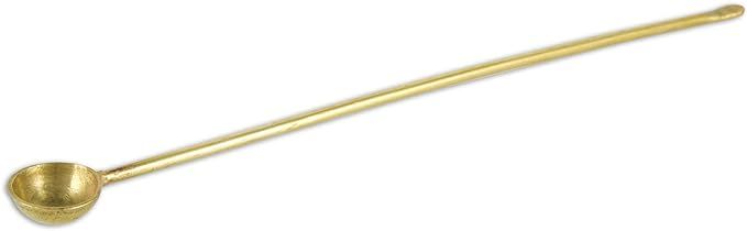Golden Brass Spoon for Incense Lenght 6.88 inches extra long | Amazon (US)