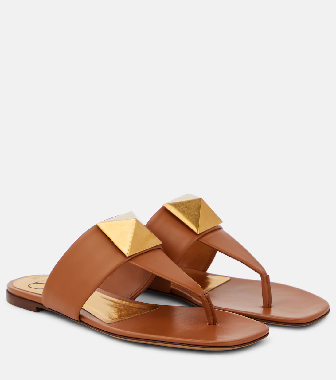 One Stud leather thong sandals | Mytheresa (US/CA)