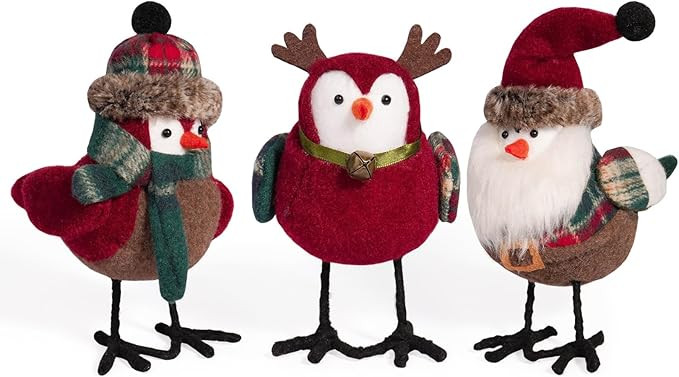 Featherly Friends Birds - Christmas Decorations | Charming Birds Decor for Home | Little Birds Ho... | Amazon (US)