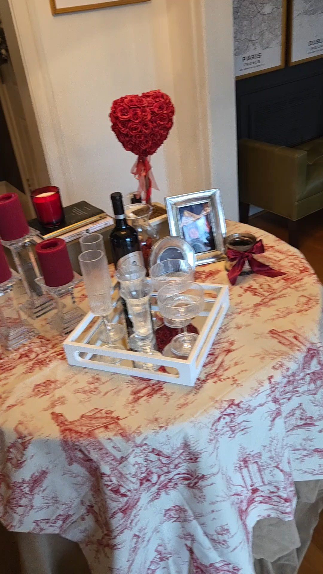 If you want a refresh after Christmas that still feels special try this. And if you don't have a hall table to layer with fabric but a folding card table. Fabric yardage can be ordered but didn't sleep on using drapery or shower curtains as a topper. 

#LTKdayinmylife #LTKstorytime #LTKHome