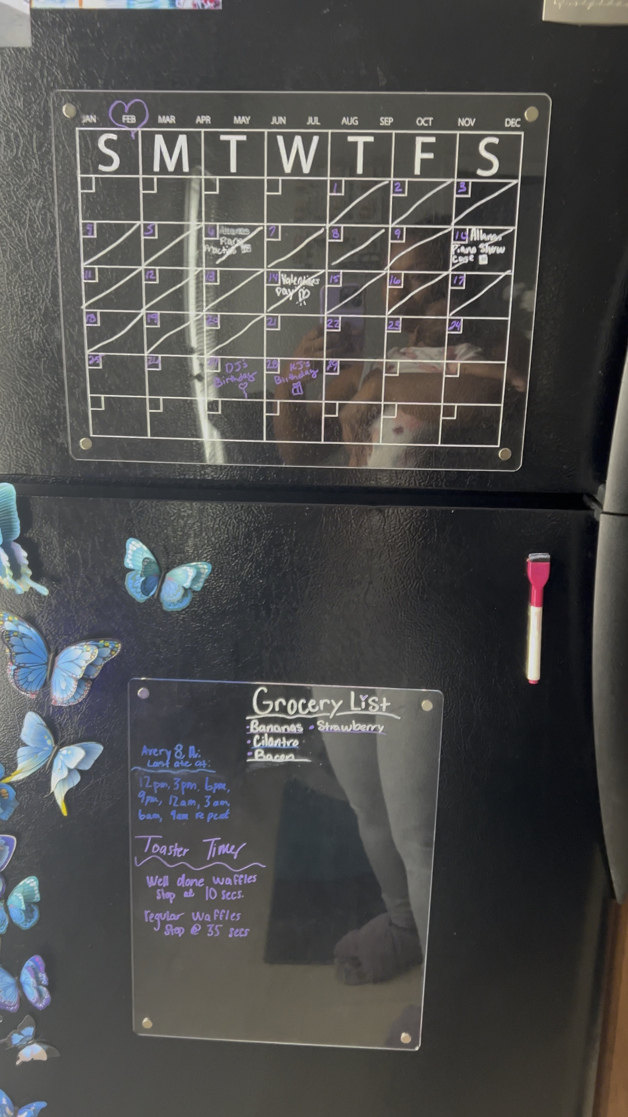 Refrigerator Calendar for the busy Momnday 

#LTKSaleAlert #LTKHome