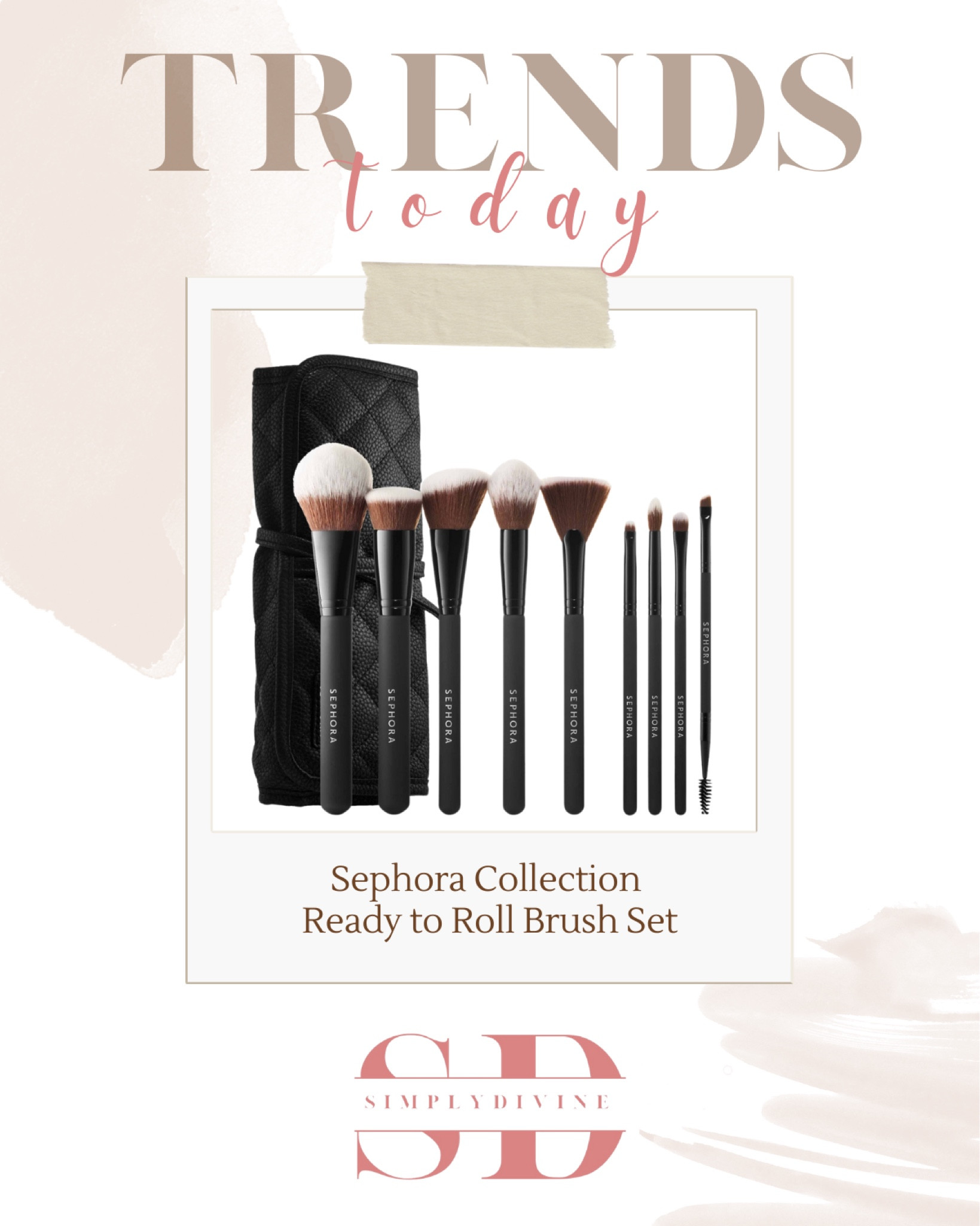 Sephora Collection Ready to Roll Makeup Brush Set