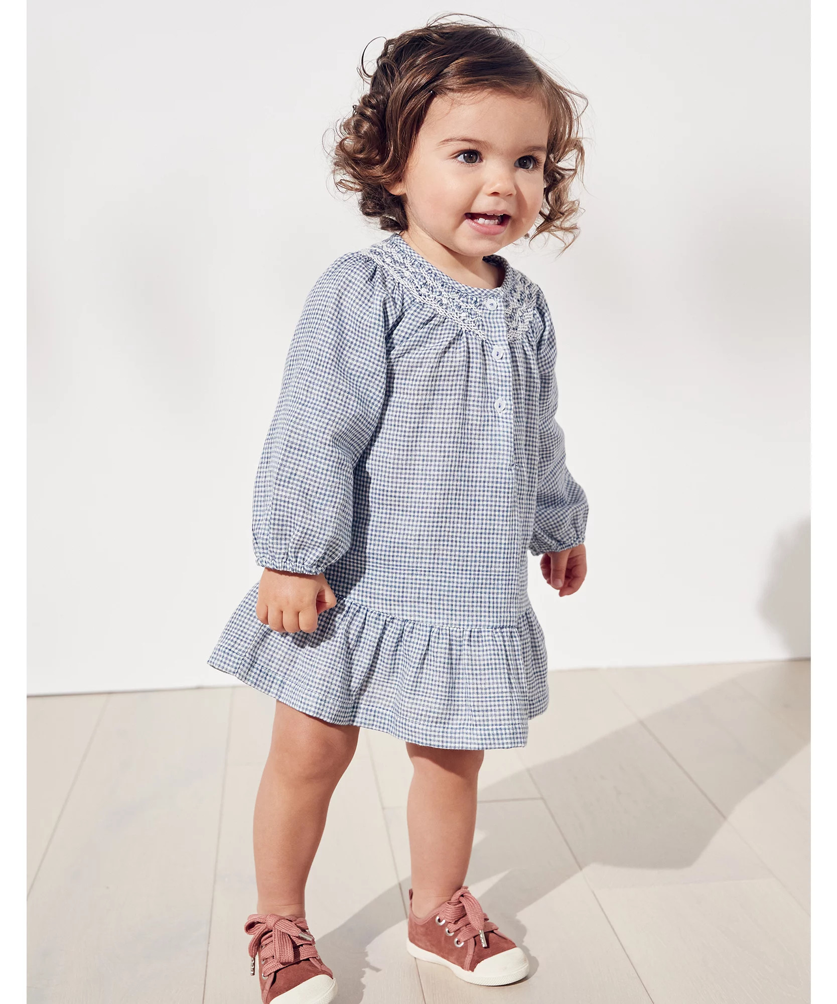 Jeannie Check Dress | The White Company (UK)