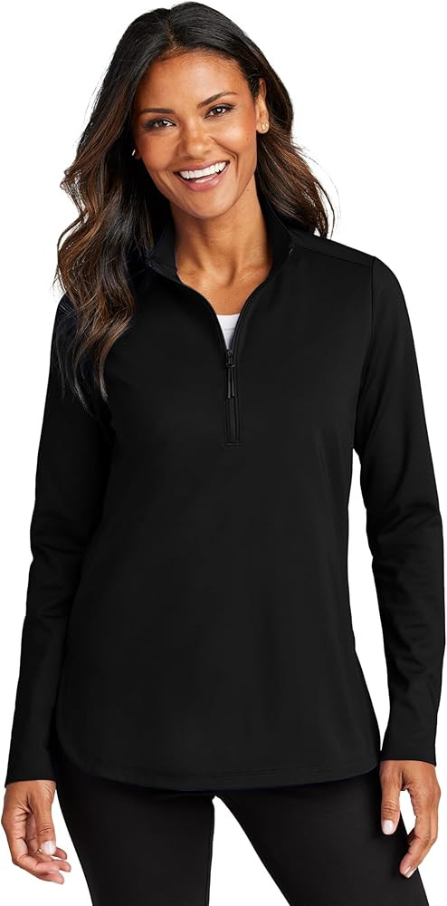 Port Authority Women's Carbon-Free Double-Knit Quarter-Zip Pullover | Amazon (US)