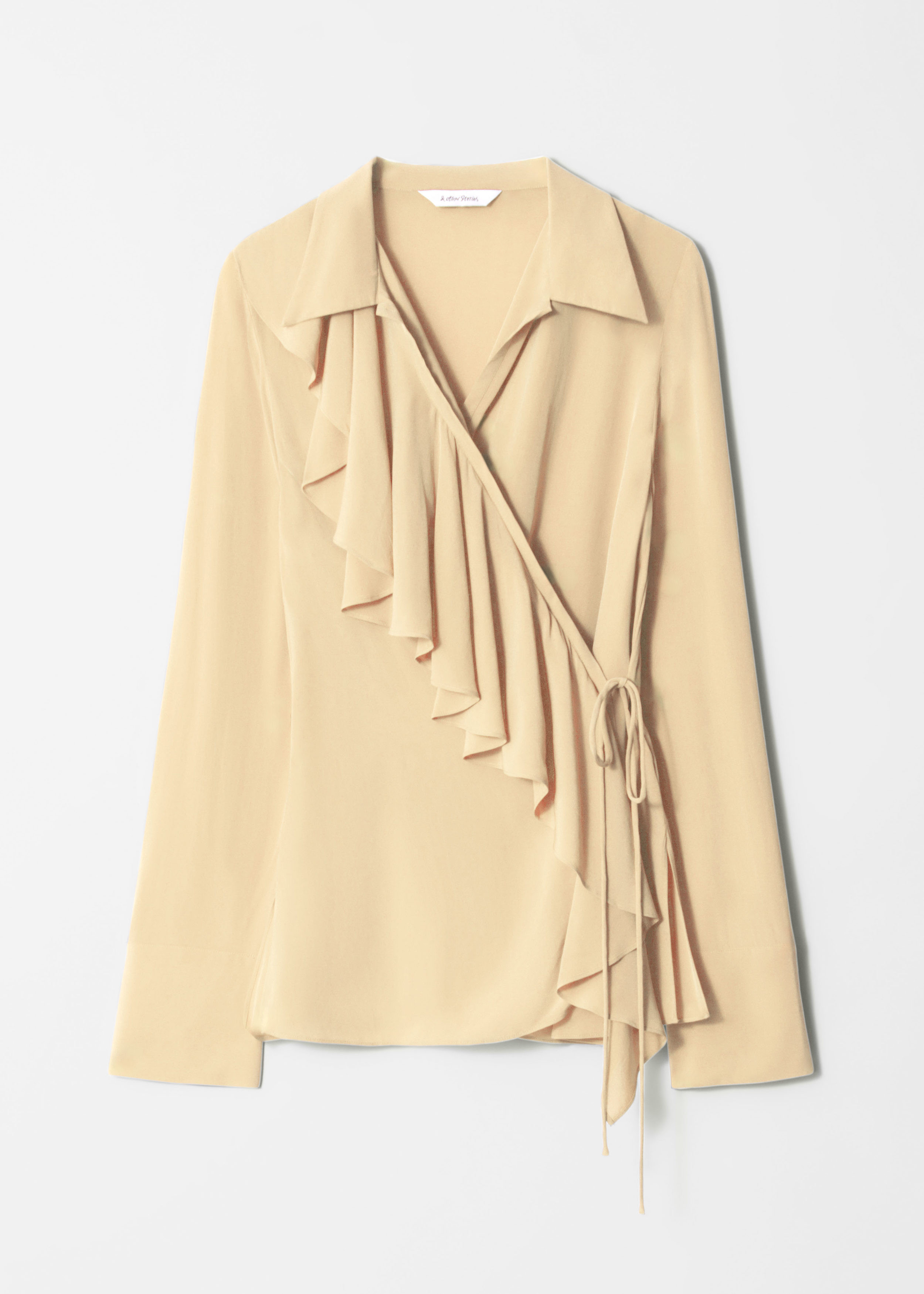 Ruffle Wrap Blouse - Light Yellow - & Other Stories GB | & Other Stories UK