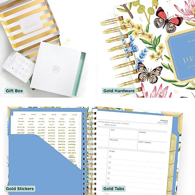 Day Designer 2023-2024 Daily Planner, July 2023 - June 2024, 7.4x9.5 Page Size (Flutter) | Amazon (US)