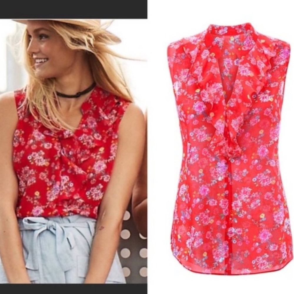 CAbi Crush Ruffle Top Style 5219 | Poshmark