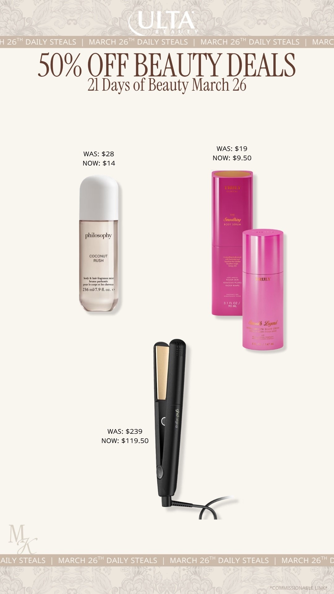 Ulta Beauty sale, Ulta 21 Days of Beauty, 21 Days of Beauty deals, beauty sale 2026, makeup sale, skincare sale, mature skin, hydrating skincare, skincare routine, skincare essentials, beauty, makeup, make up, makeup must haves, everyday makeup routine, full glam makeup, natural makeup look, dewy makeup, long lasting makeup, trending beauty products, hair tools, hair styling tools, hair care routine, frizz control, beauty favorites 

#LTKSaleAlert #LTKselfcare #LTKBeauty