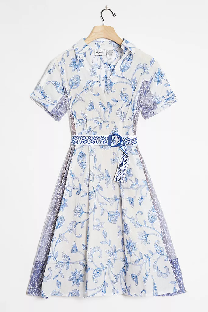 Byron Lars Laguna Embroidered Mini Dress | Anthropologie (US)