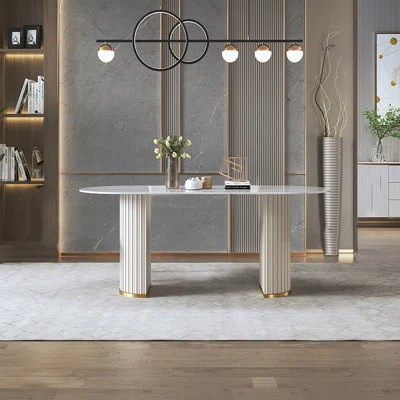 Audington Oval 31.5'' W Dining Table | Wayfair North America