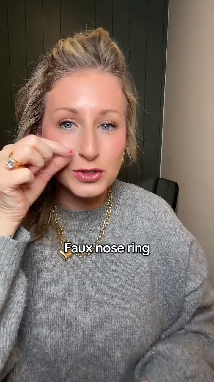Watch their faces when they find out it's faux nose ring!   

 #LTKgrwm #LTKootd #LTKBeauty