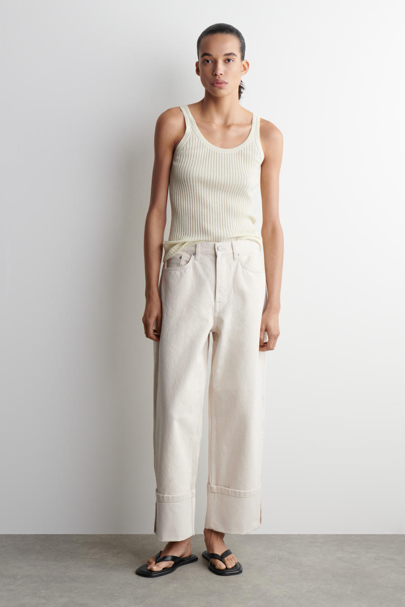 Facade Jeans Mit Geradem Bein Und Umschlag | COS (EU)