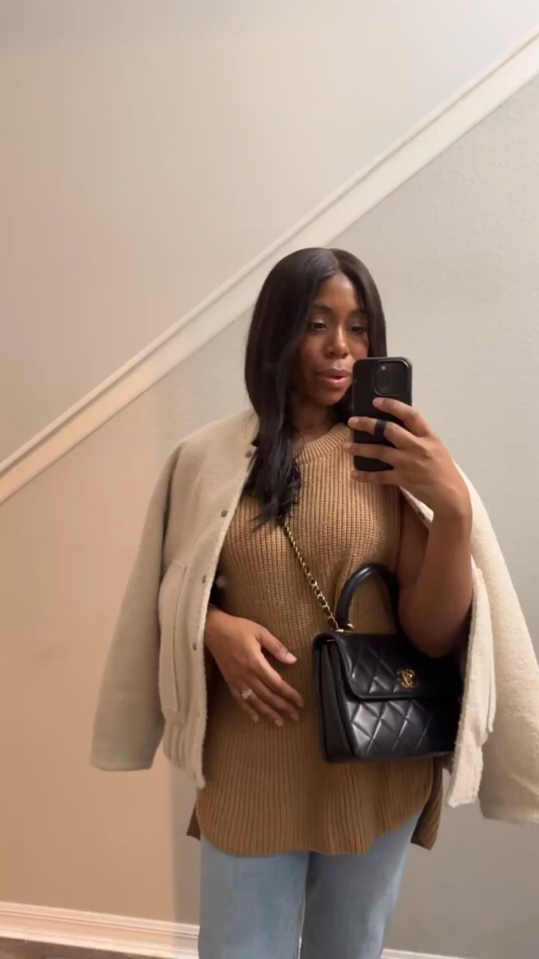 A cute fall outfit idea. Oversized bomber jacket with jeans, sweater and uggs! Linking similar for what’s sold out. 

#LTKStyleTip #LTKFindsUnder100 #LTKSeasonal