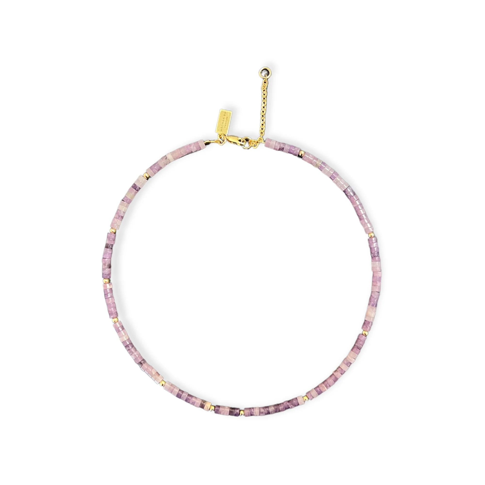 Lepidolite Layer Necklace | Meghan Bo Designs