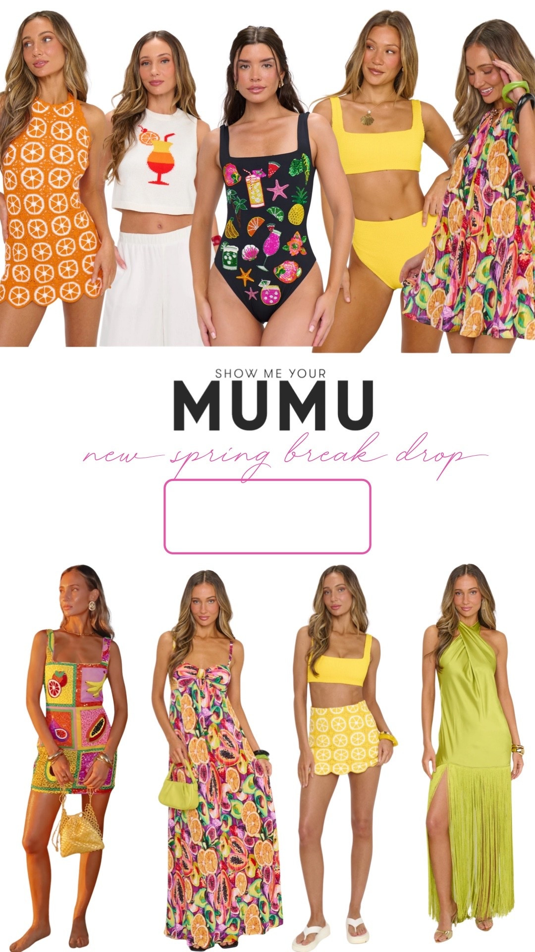 NEW MUMU SPRING BREAK DROP 🍋

#LTKTravel #LTKSwim #LTKSpringSale