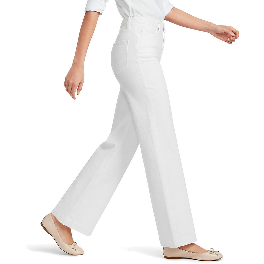 Women's Recover High Rise Wide Leg Blue Jeans | Lands' End (US)
