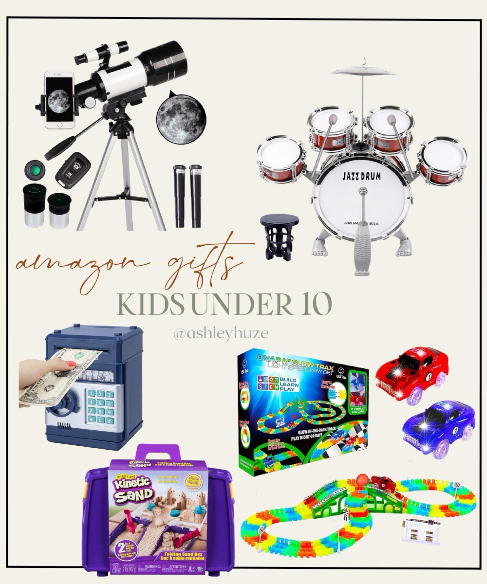 Little boys Christmas gift ideas! Gift ideas for boys under 10. Telescope , kids drum set, kids bank, kids race track, sand


#LTKGiftGuide #LTKsalealert #LTKCyberWeek