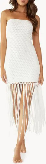 Vanessa Strapless Cotton Cover-Up Dress | Nordstrom