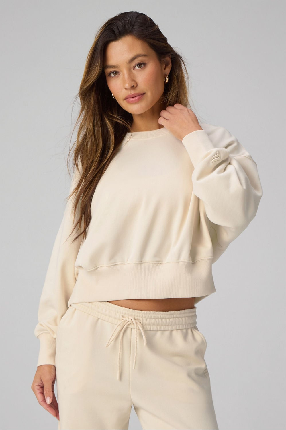 Year Round Terry Crew Neck Sweatshirt | Fabletics