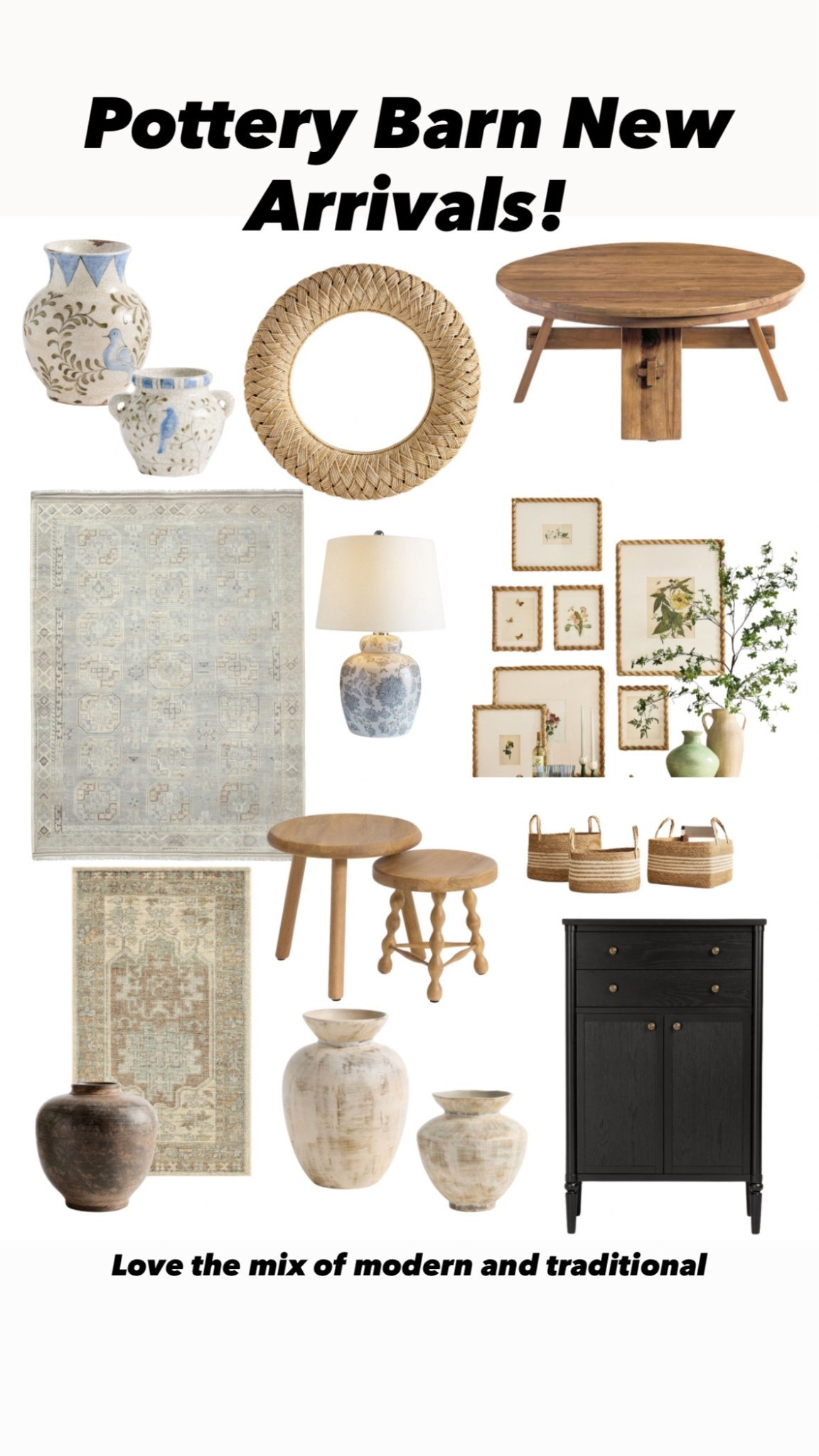 Pottery barn new arrivals! 

Home decor, modern traditional home 

#LTKHome