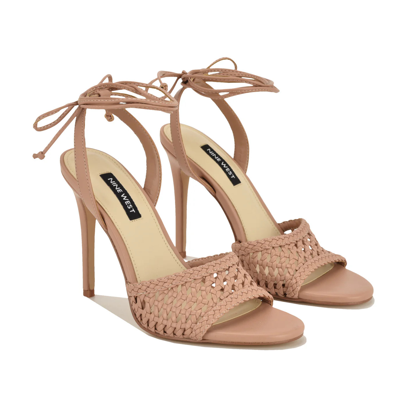 Women's Merta Ankle Wrap Woven Sandals - Cream | Nine West | Nine West (US)