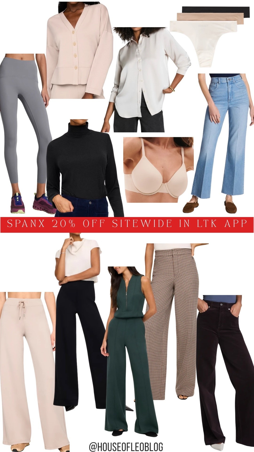 ￼ 20% of sitewide at Spanx. Just copy the promo code when you click any of these items. @Spanx sale

#LTKSaleAlert #LTKOver40 #LTKPetite