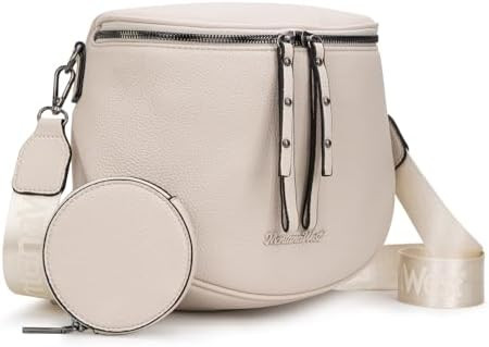 Montana West Large Crossbody Bags for Women Bum Bag Sling Purse with Adjustable Strap | Amazon (US)