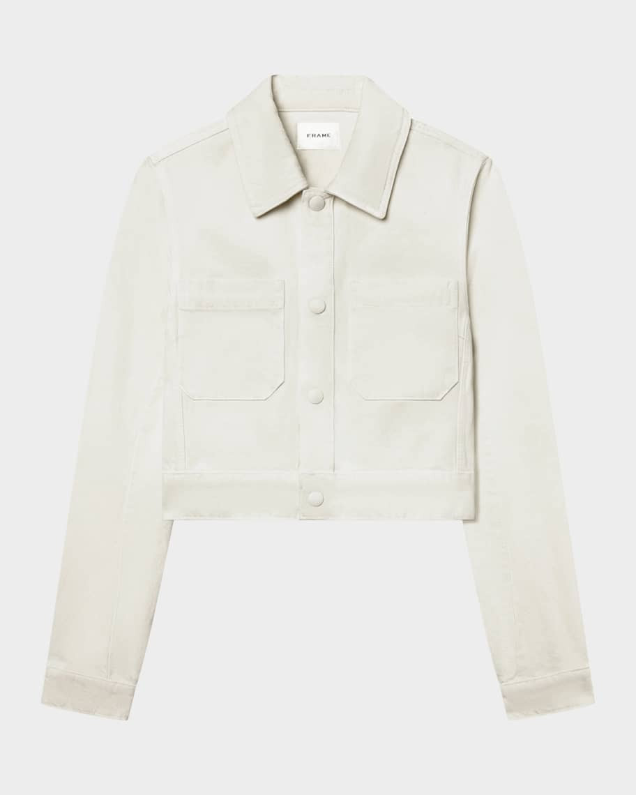 FRAME The Small Denim Jacket | Neiman Marcus