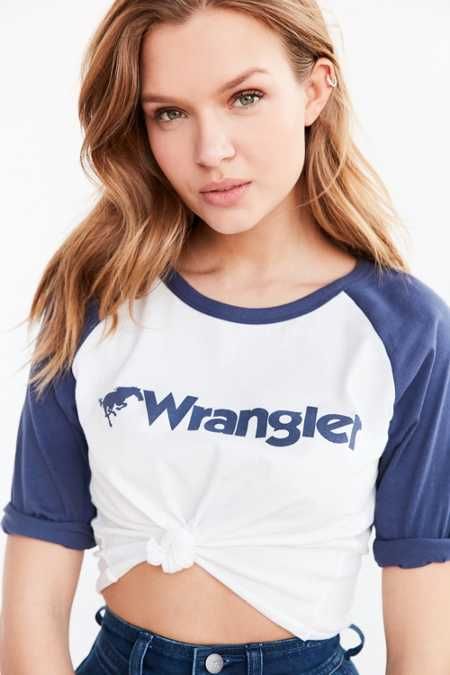 Wrangler Logo Baseball Tee | Urban Outfitters US