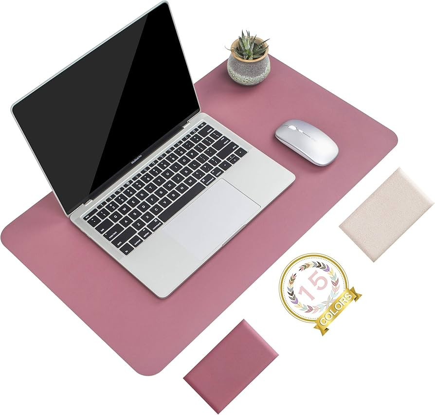 Non-Slip Desk Pad,Mouse Pad,Waterproof PVC Leather Desk Table Protector,Ultra Thin Large Desk Blo... | Amazon (US)