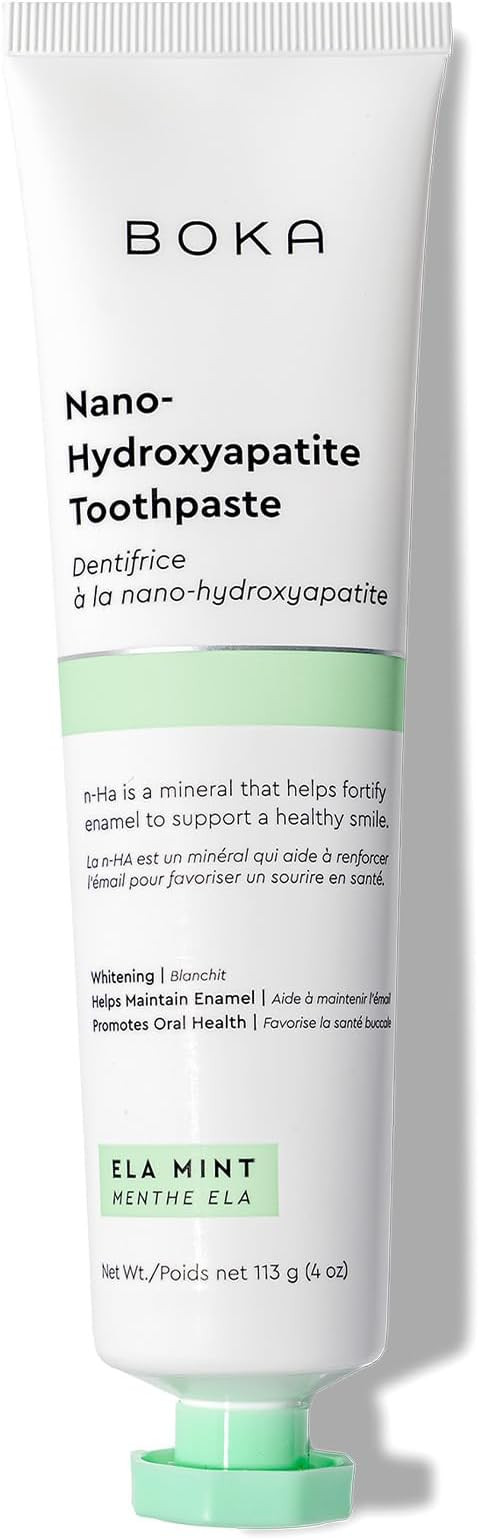 Boka Fluoride Free Toothpaste Nano Hydroxyapatite, Stocking Stuffers Remineralizing, Whitening - ... | Amazon (US)