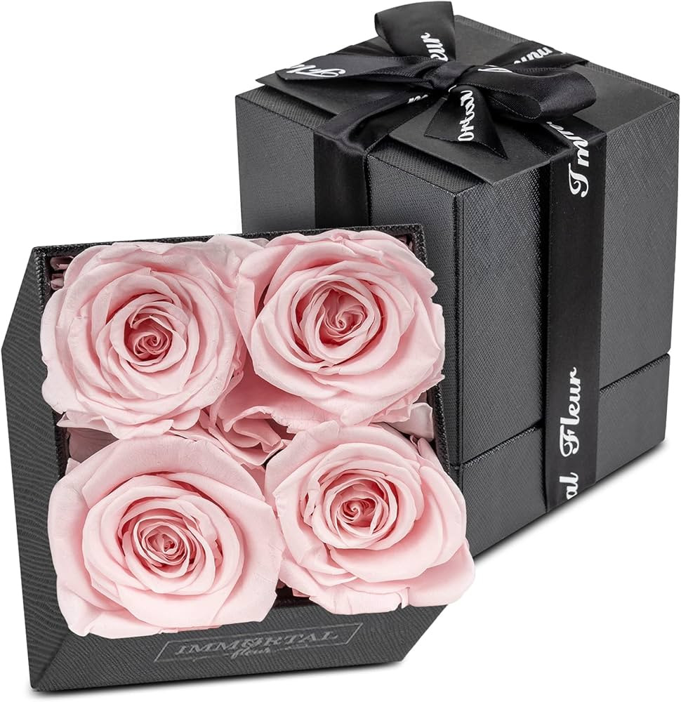 Immortal Fleur Preserved Roses In A Box, Preserved Flowers, Forever Roses Box, Mom Birthday Gifts... | Amazon (US)
