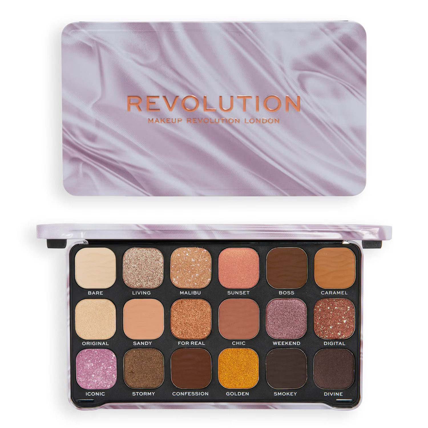 Makeup Revolution Forever Flawless Shadow Palette - Nude Silk | Revolution Beauty US
