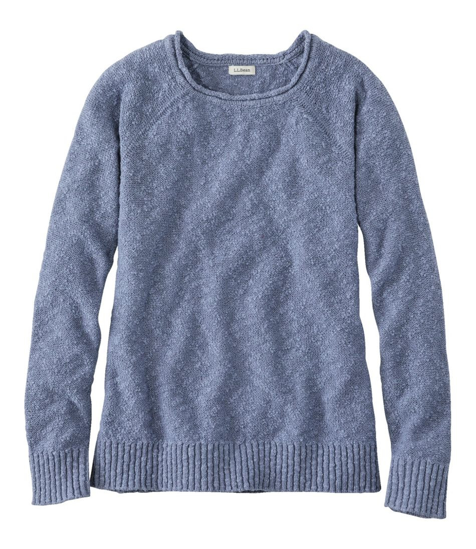 Women's Midweight Cotton Slub Rollneck Pullover | L.L. Bean