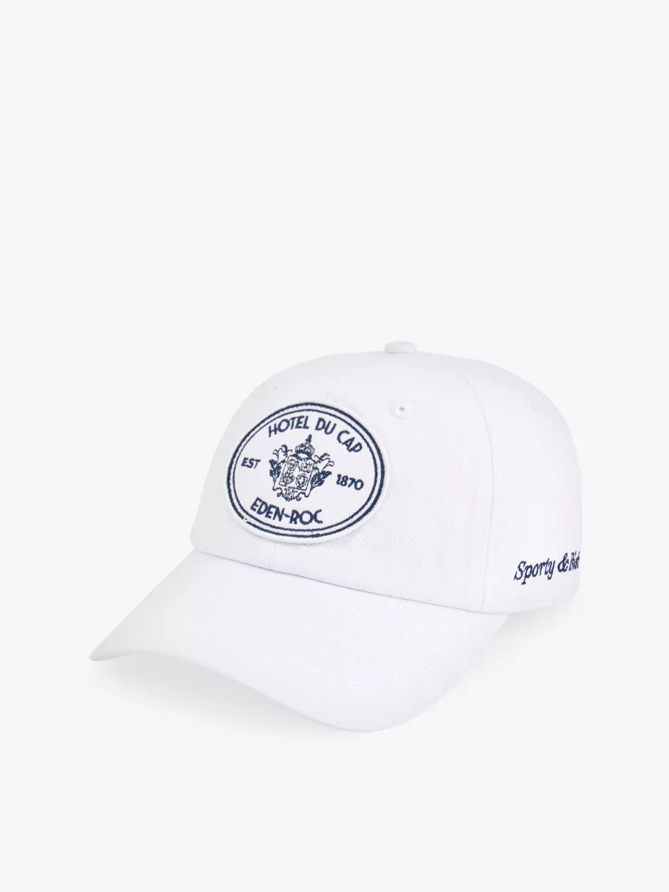 Logo-embroidered cotton-twill cap | Selfridges